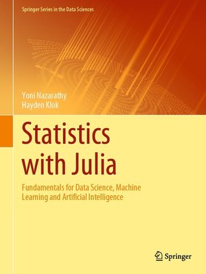 cover image of Statistics with Julia